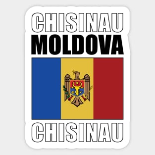 Flag of Moldova Sticker